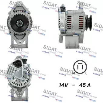 Alternateur FISPA A12DE0370A2