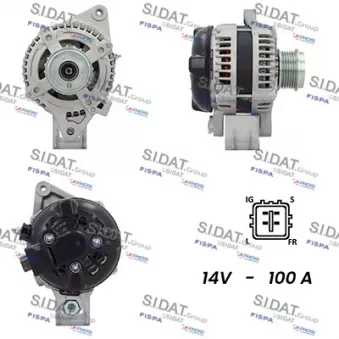 Alternateur FISPA A12DE0496A2