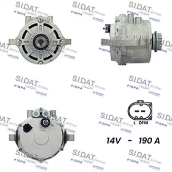 Alternateur FISPA A12HT0830A2