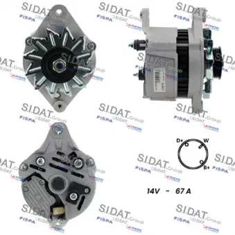 Alternateur FISPA A12LU1282A2