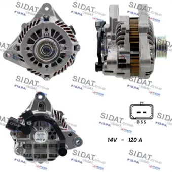 Alternateur FISPA A12MH0809