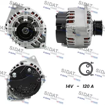 Alternateur FISPA A12VA0017A2