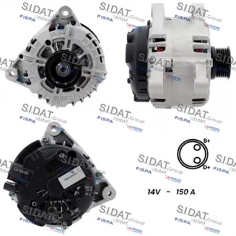 Alternateur FISPA A12VA0180A2