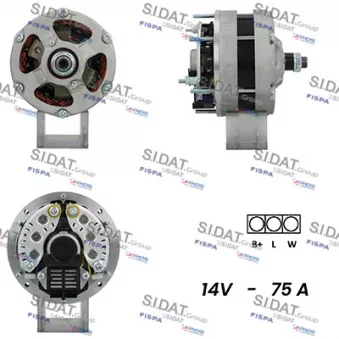 Alternateur FISPA A12VA0264A2