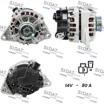 Alternateur FISPA A12VA0367A2