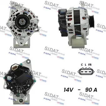 Alternateur FISPA A12VA0670