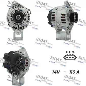 Alternateur FISPA A12VA0673A2