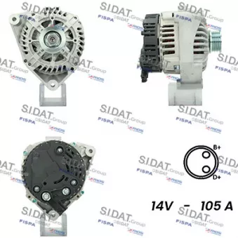 Alternateur FISPA A12VA0764A2