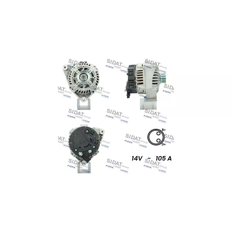 Alternateur FISPA A12VA0764A2