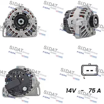 Alternateur FISPA A12VA1011A2
