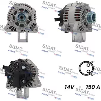 Alternateur FISPA A12VA1017A2