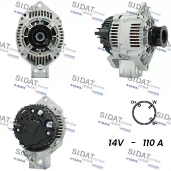 Alternateur FISPA A12VA1018A2