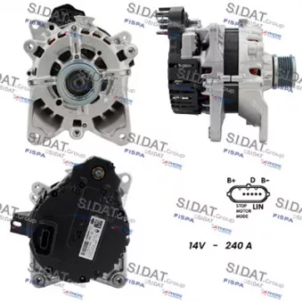 Alternateur FISPA A12VA1271