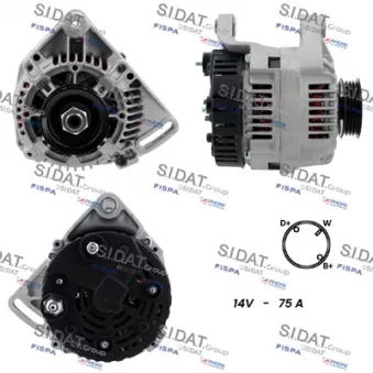 Alternateur FISPA A12VA1292A2