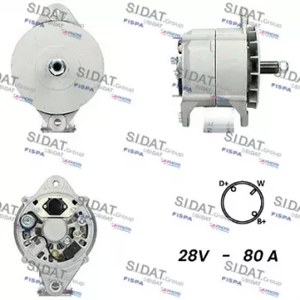 Alternateur FISPA A24BH0145A2