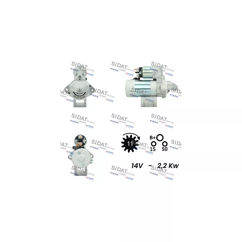 Démarreur FISPA S12DE0057A2