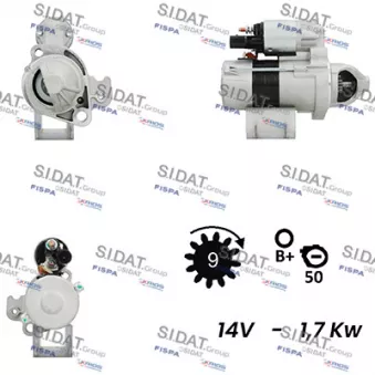 Démarreur FISPA S12VA0253A2