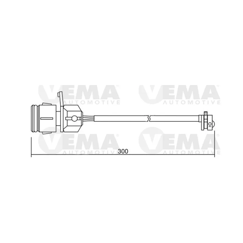 Contact d'avertissement, usure des plaquettes de frein VEMA 117263