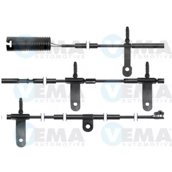 Contact d'avertissement, usure des plaquettes de frein VEMA 117266