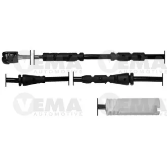 Contact d'avertissement, usure des plaquettes de frein VEMA 117451