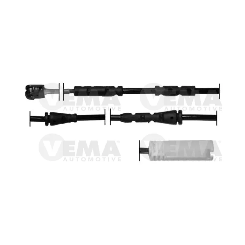 Contact d'avertissement, usure des plaquettes de frein VEMA 117451