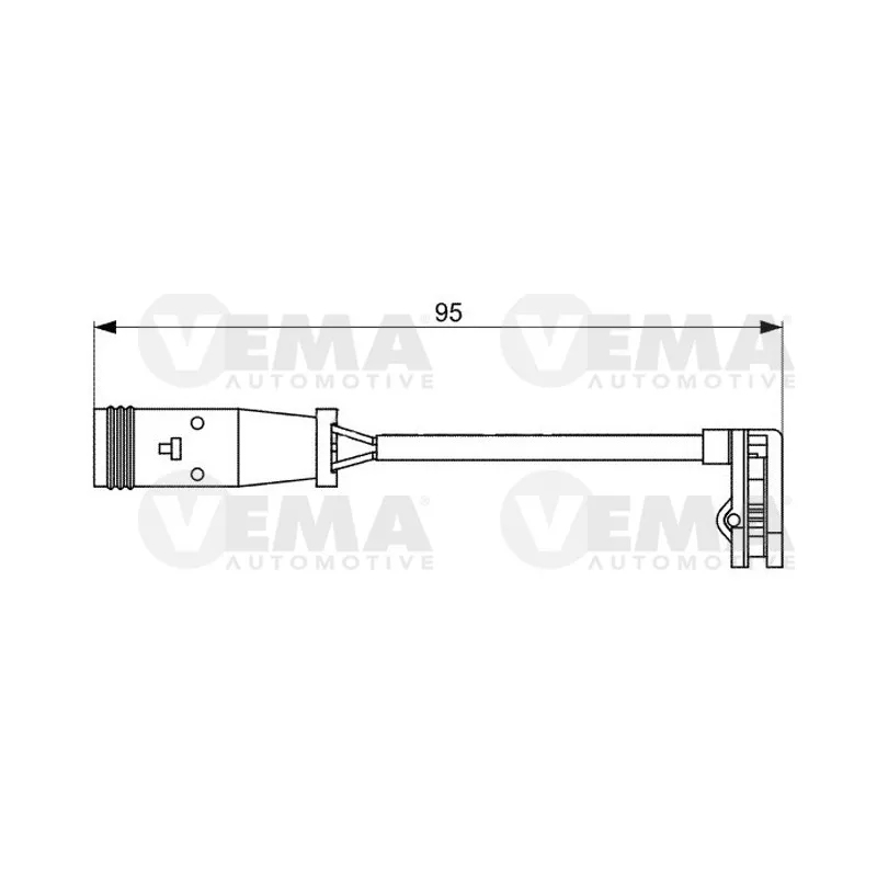 Contact d'avertissement, usure des plaquettes de frein VEMA 117489