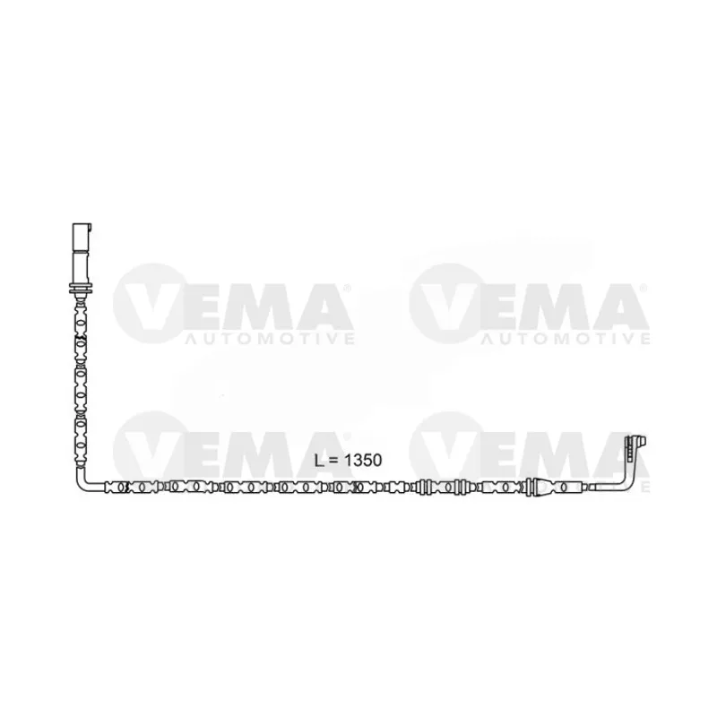 Contact d'avertissement, usure des plaquettes de frein VEMA 117510