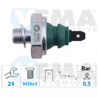 Indicateur de pression d'huile VEMA 360005