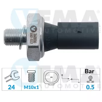 Indicateur de pression d'huile VEMA 360006