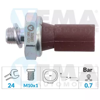Indicateur de pression d'huile VEMA 360007