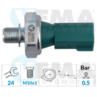 Indicateur de pression d'huile VEMA 360008
