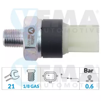 Indicateur de pression d'huile VEMA 360036