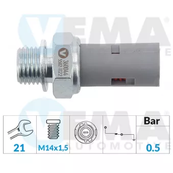 Indicateur de pression d'huile VEMA 360044