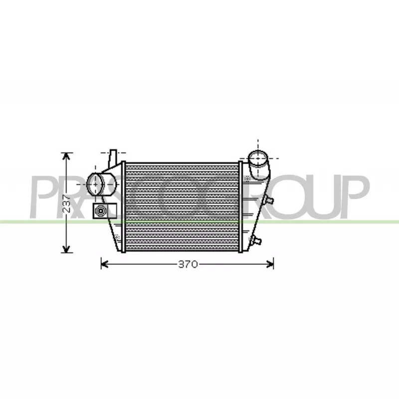 Intercooler, échangeur PRASCO AA080N001