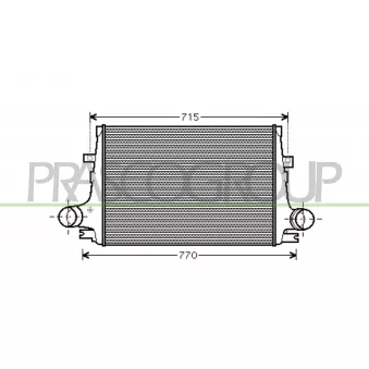 Intercooler, échangeur PRASCO AA090N001