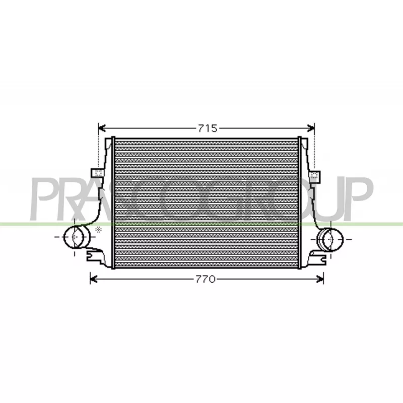 Intercooler, échangeur PRASCO AA090N001