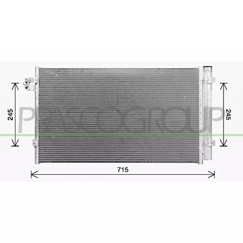 Condenseur, climatisation PRASCO BM053C001