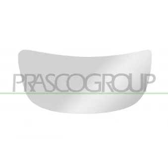 Verre de rétroviseur, rétroviseur extérieur PRASCO OP9327534