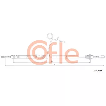 Tirette à câble, frein de stationnement COFLE
