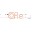 Tirette à câble, frein de stationnement COFLE 92.1.RE012 - Visuel 1