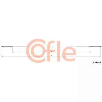 Tirette à câble, frein de stationnement COFLE