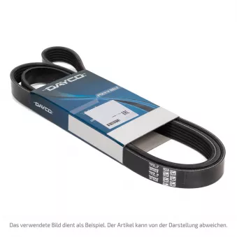 Courroie trapézoïdale à nervures DAYCO 4PK1130