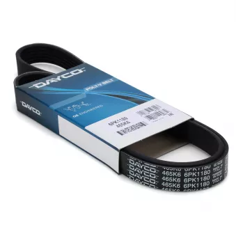 Courroie trapézoïdale à nervures DAYCO 6PK1180
