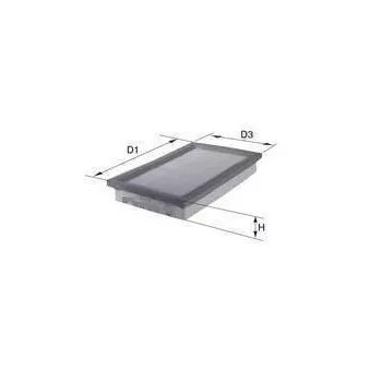 Filtre à air MOTRIO 8660003119