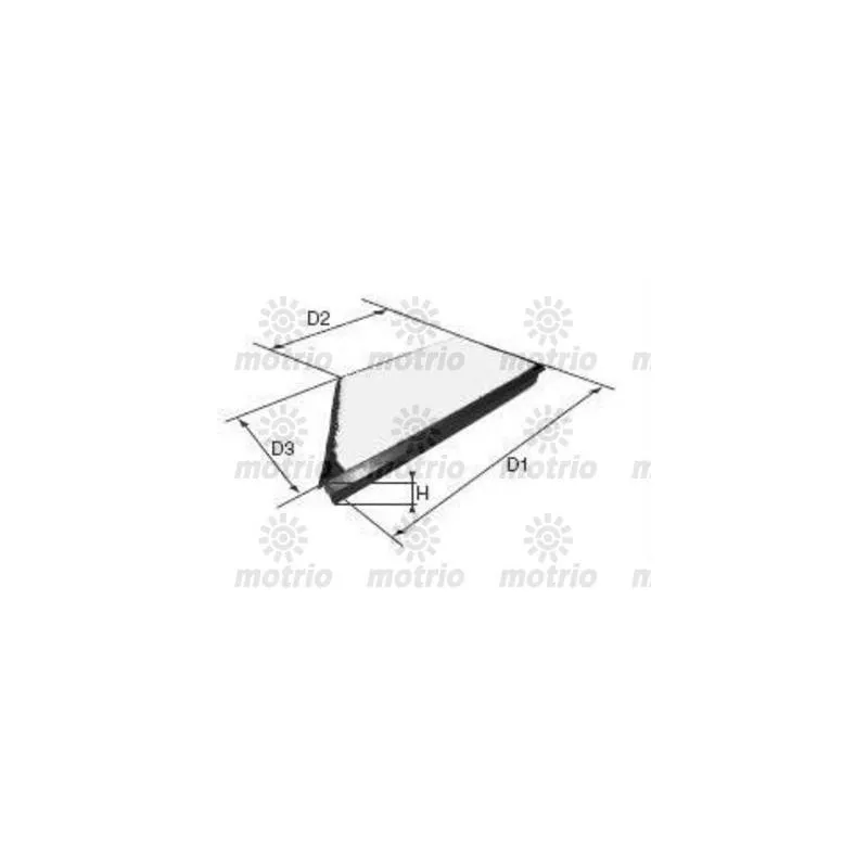 Filtre, air de l'habitacle MOTRIO 8671004559
