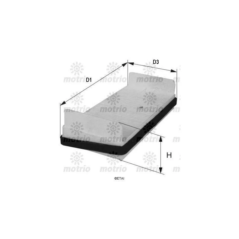 Filtre, air de l'habitacle MOTRIO 8671004560