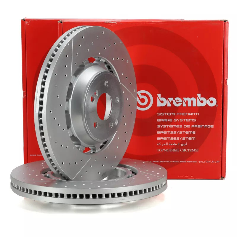 Jeu de 2 disques de frein avant BREMBO 09.C127.33