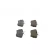 Jeu de 4 plaquettes de frein avant BOSCH 0 986 424 603 - Visuel 2