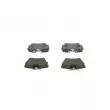 Jeu de 4 plaquettes de frein avant BOSCH 0 986 424 603 - Visuel 3