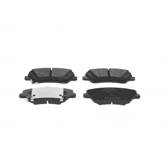 Jeu de 4 plaquettes de frein avant BOSCH 0 986 424 863